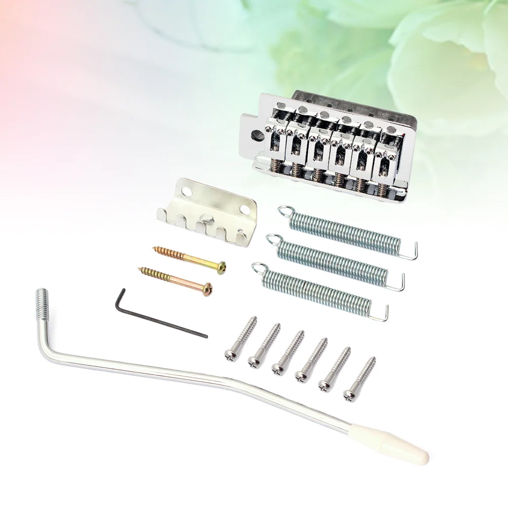 Single Tremolo 6 String Left Handed Black Guitar Bridge Set Replacement Parts Metal Finish Quality Electric Guitar Accessories
Single Tremolo 6 String Left Handed Black Guitar Bridge Set Replacement Parts Metal Finish Quality Electric Guitar Accessories