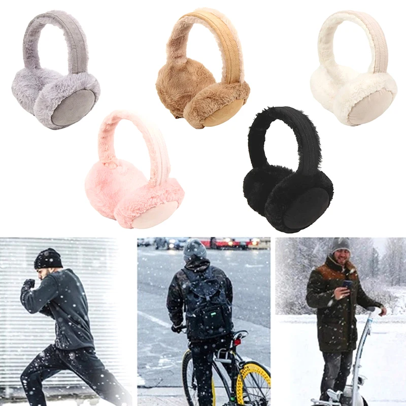 Winter Plush Warm Earmuffs For Women Men Soft Warmer Ear Muffs Foldable Solid Color Earflap Outdoor Cold Protection Earmuffs
Winter Plush Warm Earmuffs For Women Men Soft Warmer Ear Muffs Foldable Solid Color Earflap Outdoor Cold Protection Earmuffs