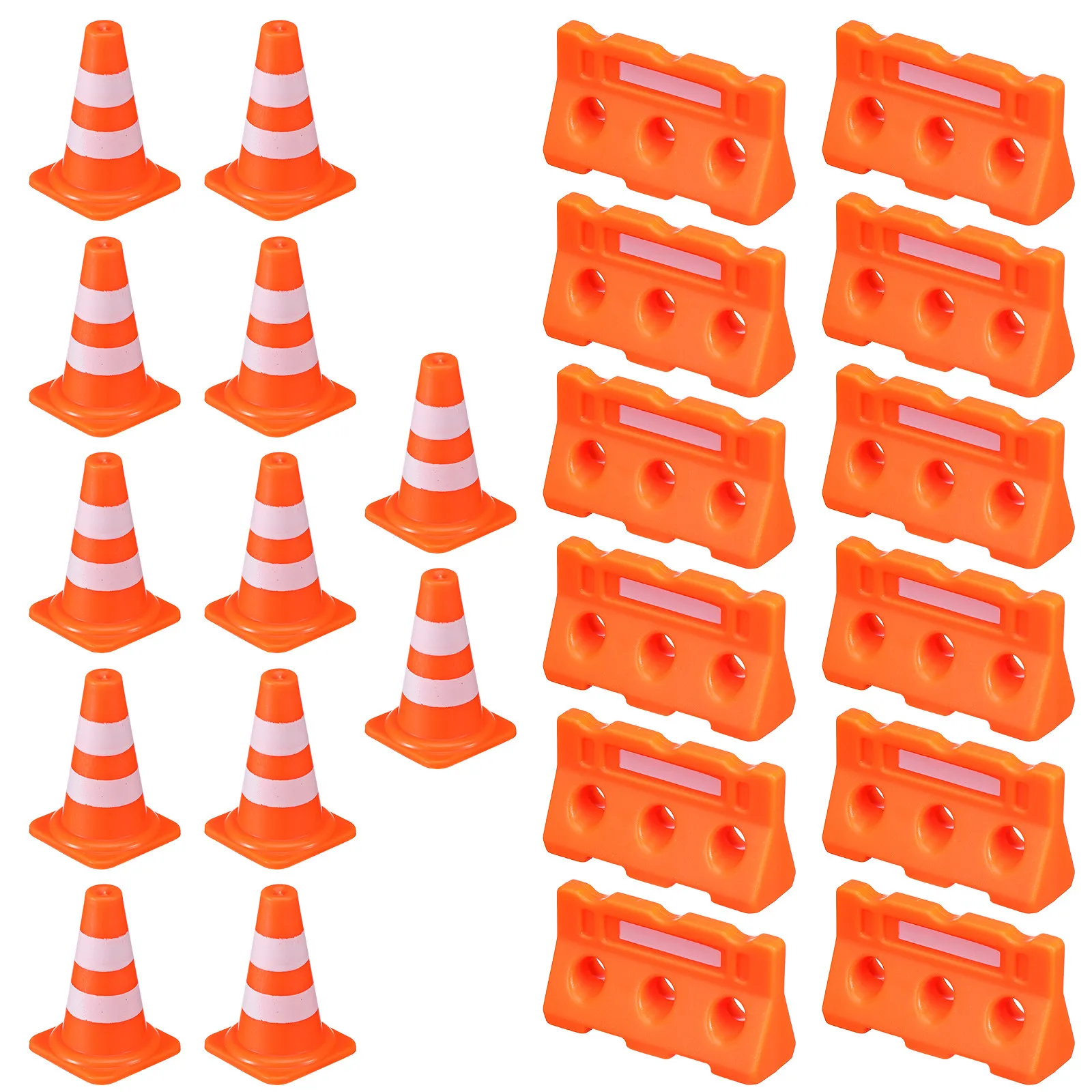 20Pcs Mini Traffic Safety Signs Set Educational Roadblocks Plastic Cones Simulation Early Learning for Educational Plaything
20Pcs Mini Traffic Safety Signs Set Educational Roadblocks Plastic Cones Simulation Early Learning for Educational Plaything
