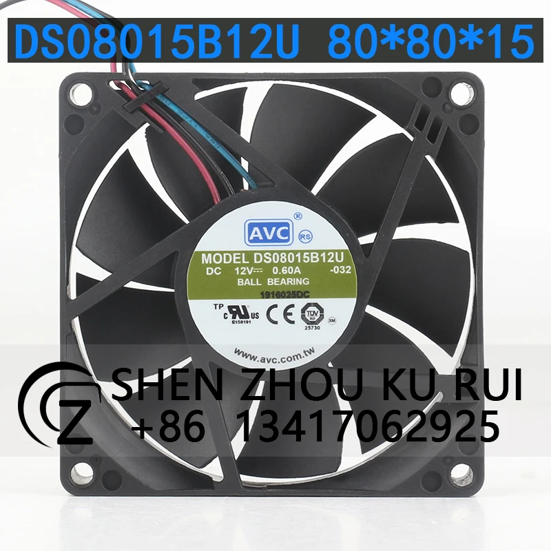 New AVC 12V 0.60A chassis computer 8015 PWM speed control power supply DS08015B12U cooling fan
New AVC 12V 0.60A chassis computer 8015 PWM speed control power supply DS08015B12U cooling fan