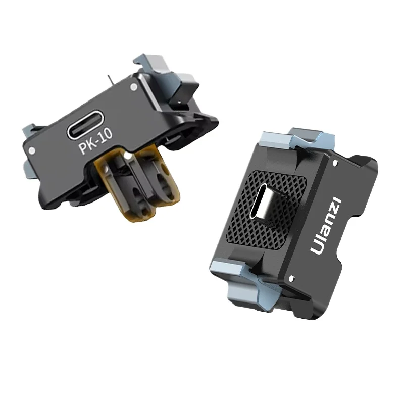 Ulanzi PK-10 Pocket 3 Expansion Adapter for DJI Osmo Pocket 3 with 1/4" Screw Arca-Swiss 2-Prong Action Mount Support Charging 
Ulanzi PK-10 Pocket 3 Expansion Adapter for DJI Osmo Pocket 3 with 1/4" Screw Arca-Swiss 2-Prong Action Mount Support Charging