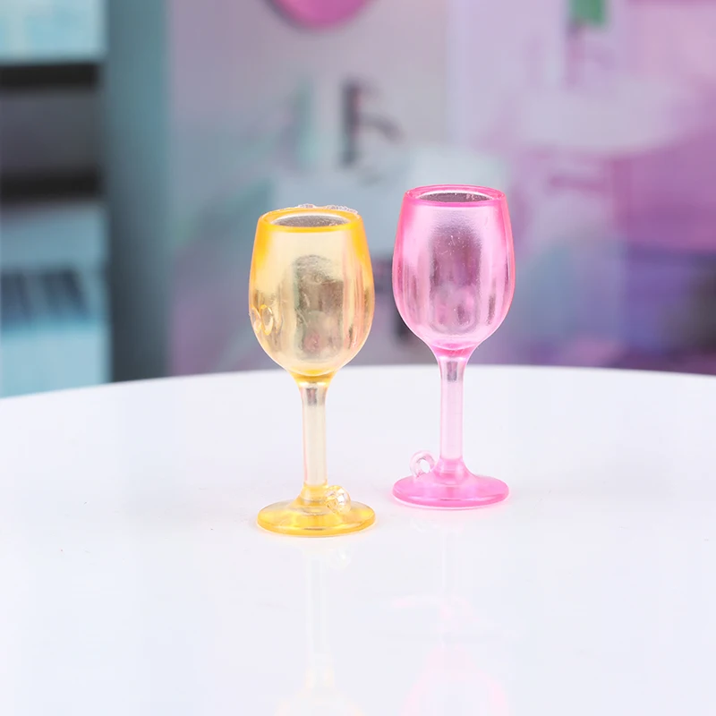 //5Pcs new Plastic 1:12 Doll Houses Colorful Wine Glass Cup Goblet Bar Drinking Miniature
//5Pcs new Plastic 1:12 Doll Houses Colorful Wine Glass Cup Goblet Bar Drinking Miniature