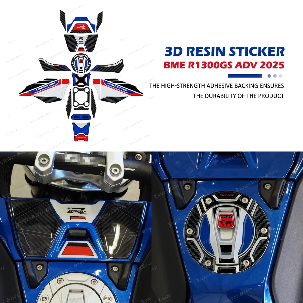 For BMW R 1300 GS Adventure R1300GS ADV TROPHY 2025 Motorcycle Accessories 3D Epoxy Resin Tank Pad Protection Sticker
For BMW R 1300 GS Adventure R1300GS ADV TROPHY 2025 Motorcycle Accessories 3D Epoxy Resin Tank Pad Protection Sticker