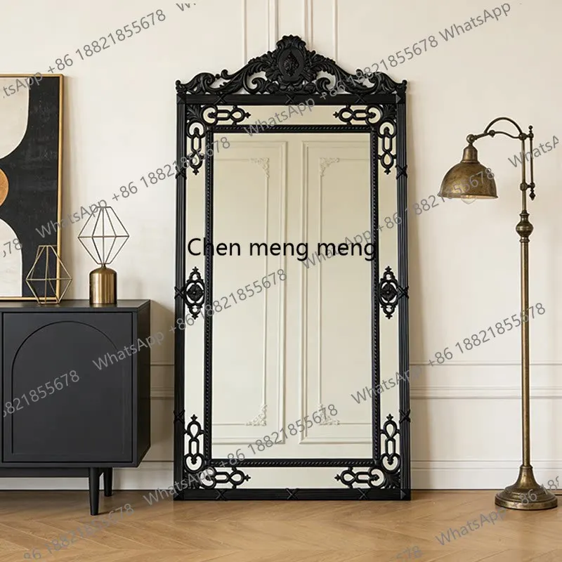 French wedding clothing store full-body mirror American home carved full-length mirror European-style villa
French wedding clothing store full-body mirror American home carved full-length mirror European-style villa