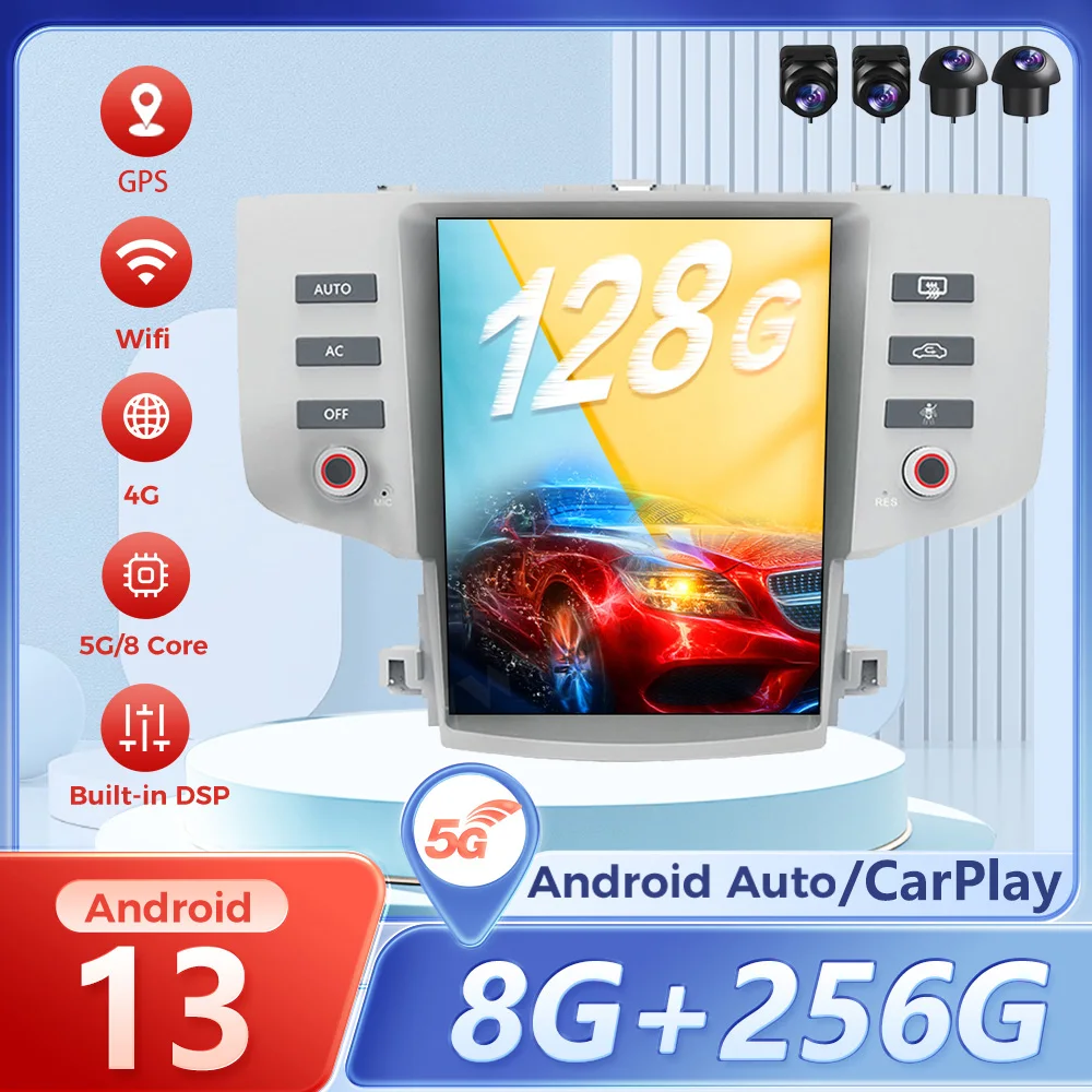 Android 13 Qualcom For Toyota Reiz Mark X 2005-2009 12.1"Multimedia Video Player Car Radio Navigation GPS DSP WIFI 4G Auto Raido
Android 13 Qualcom For Toyota Reiz Mark X 2005-2009 12.1"Multimedia Video Player Car Radio Navigation GPS DSP WIFI 4G Auto Raido