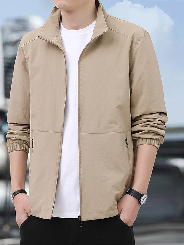 New 2025 Men's Spring Autumn Jacket Outerwear Stand Collar Thin Sun Protection Workwear Windproof Outdoor Youth Top
New 2025 Men's Spring Autumn Jacket Outerwear Stand Collar Thin Sun Protection Workwear Windproof Outdoor Youth Top