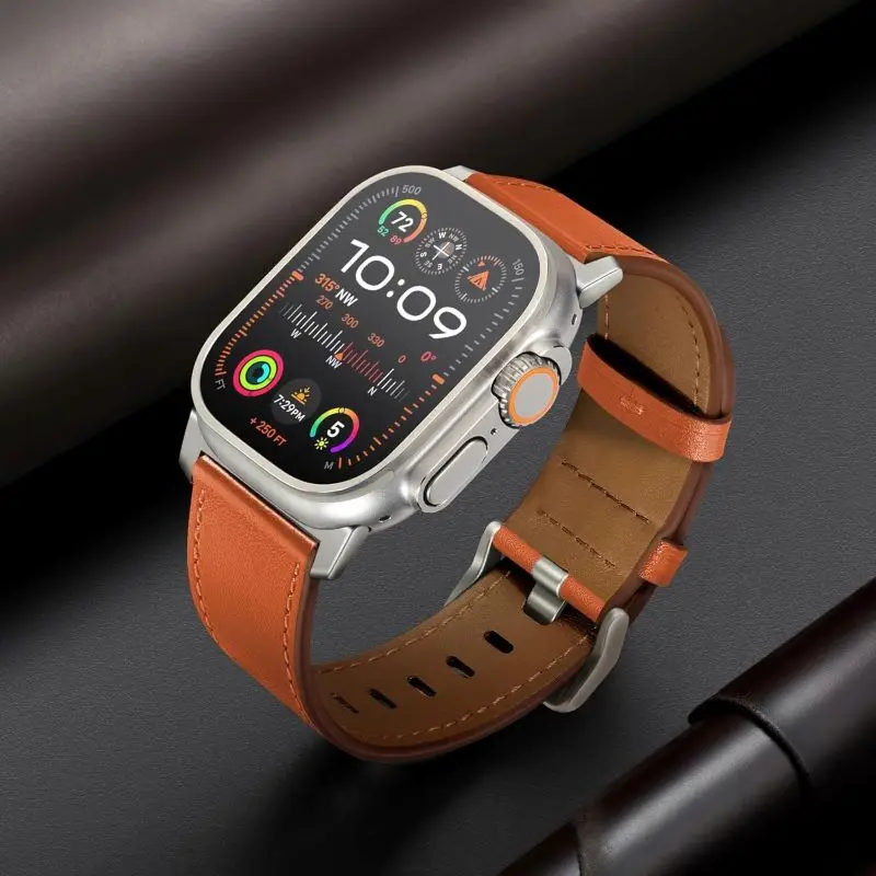 Classic Genuine Leather Band for Apple Watch Band 49 46 45 44 42mm Vintage Leather Replacement Strap for iWatch Ultra SE S10 9 8
Classic Genuine Leather Band for Apple Watch Band 49 46 45 44 42mm Vintage Leather Replacement Strap for iWatch Ultra SE S10 9 8