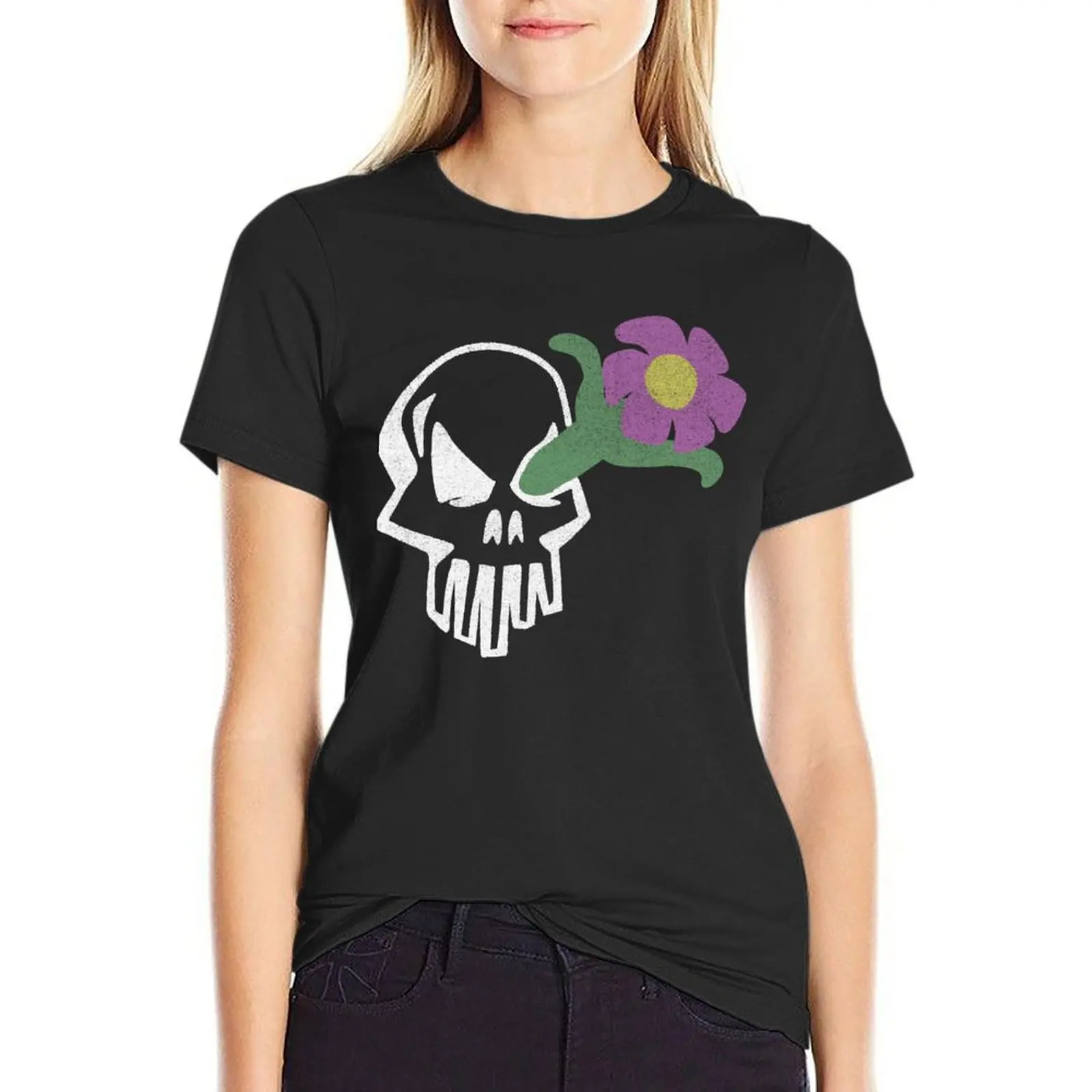 Skullflower T-Shirt summer tops kawaii clothes summer top cute clothes tshirts woman
Skullflower T-Shirt summer tops kawaii clothes summer top cute clothes tshirts woman