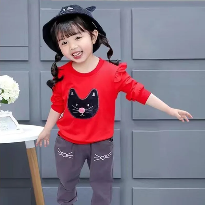 Girls Clothes Sets Spring autumn Costume kids Clothing suit Two pieces Minnie Long Sleeve toddler dress Children clothing
Girls Clothes Sets Spring autumn Costume kids Clothing suit Two pieces Minnie Long Sleeve toddler dress Children clothing