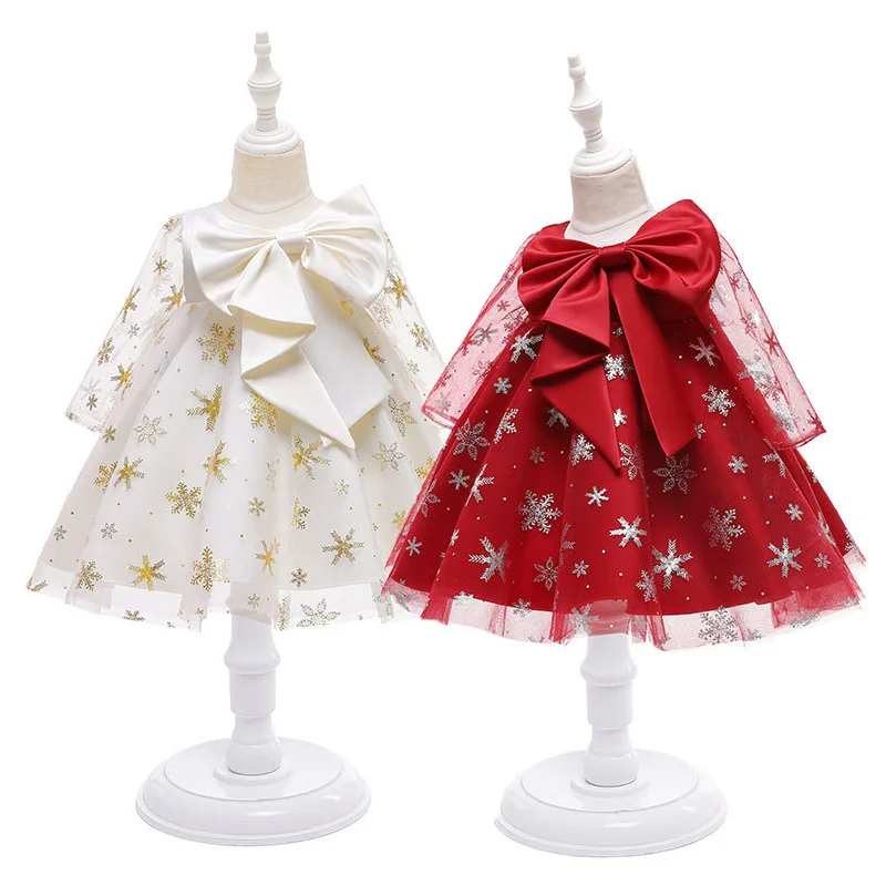Baby Girls Mesh Dresses Big Bow Children Birthday Party Gown Kids Princess Printed Fashion Vestidos Infant Sweet Clothing 1-5Y
Baby Girls Mesh Dresses Big Bow Children Birthday Party Gown Kids Princess Printed Fashion Vestidos Infant Sweet Clothing 1-5Y