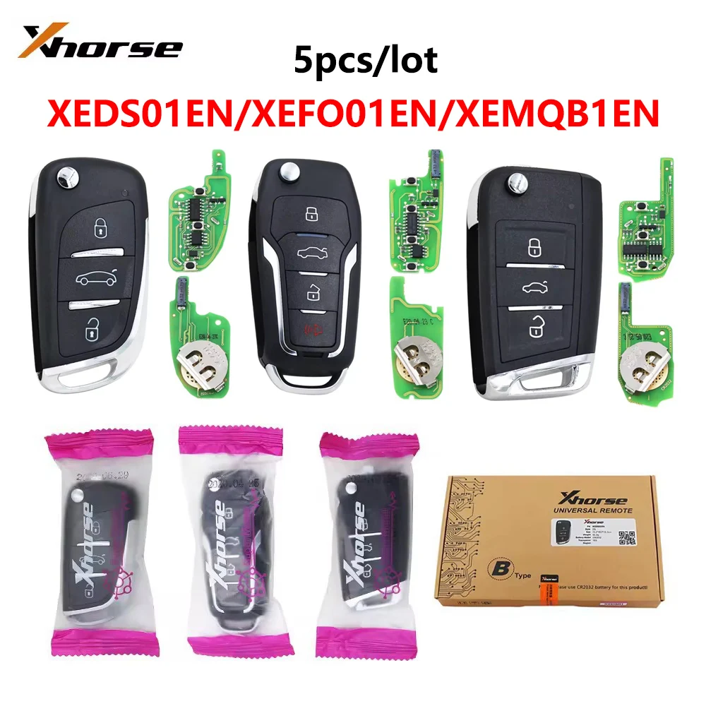 5pcs/lot Xhorse XEDS01EN/XEFO01EN/XEMQB1EN VVDI Super Remote with XT27 XT27A66 Chip Work for VVDI2/VVDI MINI/VVDI Key Tool Max
5pcs/lot Xhorse XEDS01EN/XEFO01EN/XEMQB1EN VVDI Super Remote with XT27 XT27A66 Chip Work for VVDI2/VVDI MINI/VVDI Key Tool Max