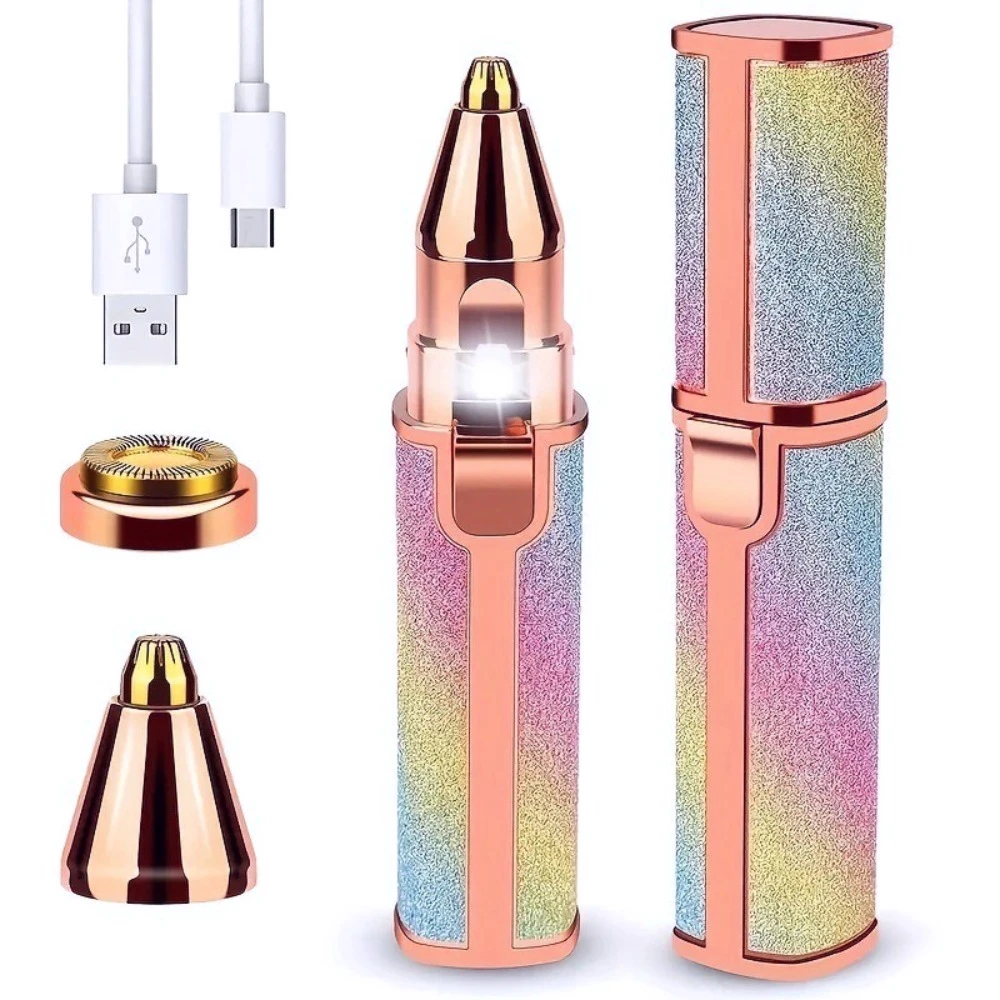 2 In1 Electric Eyebrow Trimmer for Women Rechargeable Facial Hair Removal and Eyebrow Shaver Painless Face Razor Body Epilator
2 In1 Electric Eyebrow Trimmer for Women Rechargeable Facial Hair Removal and Eyebrow Shaver Painless Face Razor Body Epilator