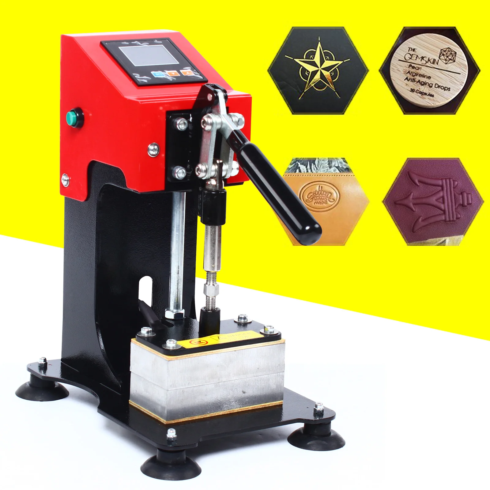 Manual Heat Press Machine 700W Mini Hot Stamping 110V Heavy Duty LCD Controller with Dual Plates for Printing Transfer Equipment
Manual Heat Press Machine 700W Mini Hot Stamping 110V Heavy Duty LCD Controller with Dual Plates for Printing Transfer Equipment