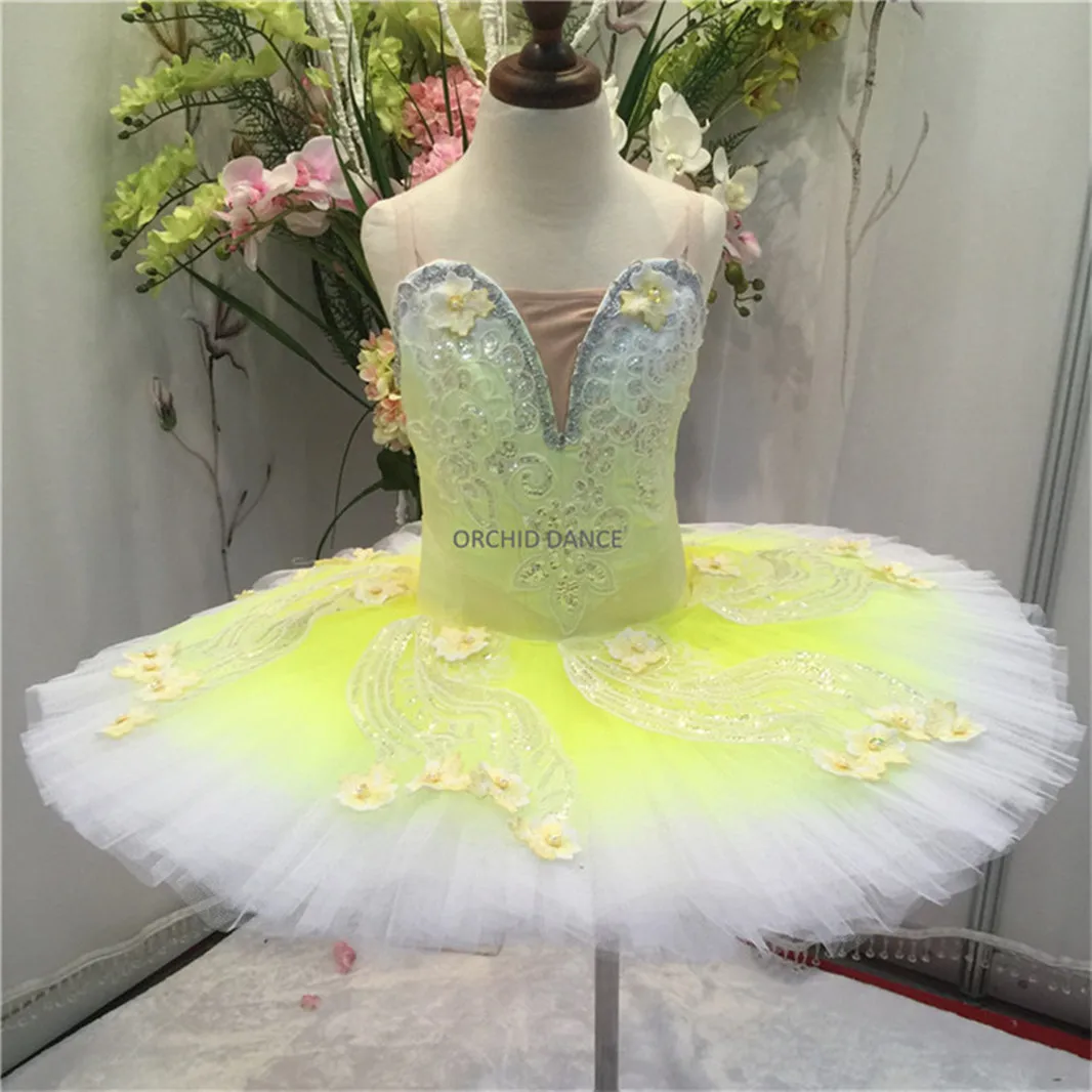 High Quality New Design Custom Size Custom Color Performance Dance Kids Wear Ombre Color Yellow Professional Ballet Tutu
High Quality New Design Custom Size Custom Color Performance Dance Kids Wear Ombre Color Yellow Professional Ballet Tutu