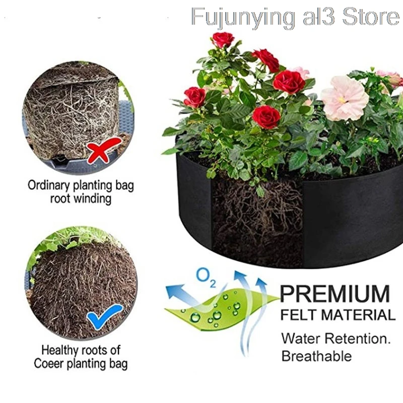 80x30cm Garden Fabric Pots For Garden Beds Plant Vegetable Bags Grow Pots Seed Growing Eco Friendly Gardening Tools Non-Woven Q1
80x30cm Garden Fabric Pots For Garden Beds Plant Vegetable Bags Grow Pots Seed Growing Eco Friendly Gardening Tools Non-Woven Q1