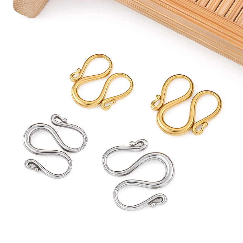 5Pcs Stainless Steel W Shape Clasps Hooks for Jewelry Making Finding DIY Craft Bracelets Necklace Supplies Accessories Wholesale
5Pcs Stainless Steel W Shape Clasps Hooks for Jewelry Making Finding DIY Craft Bracelets Necklace Supplies Accessories Wholesale