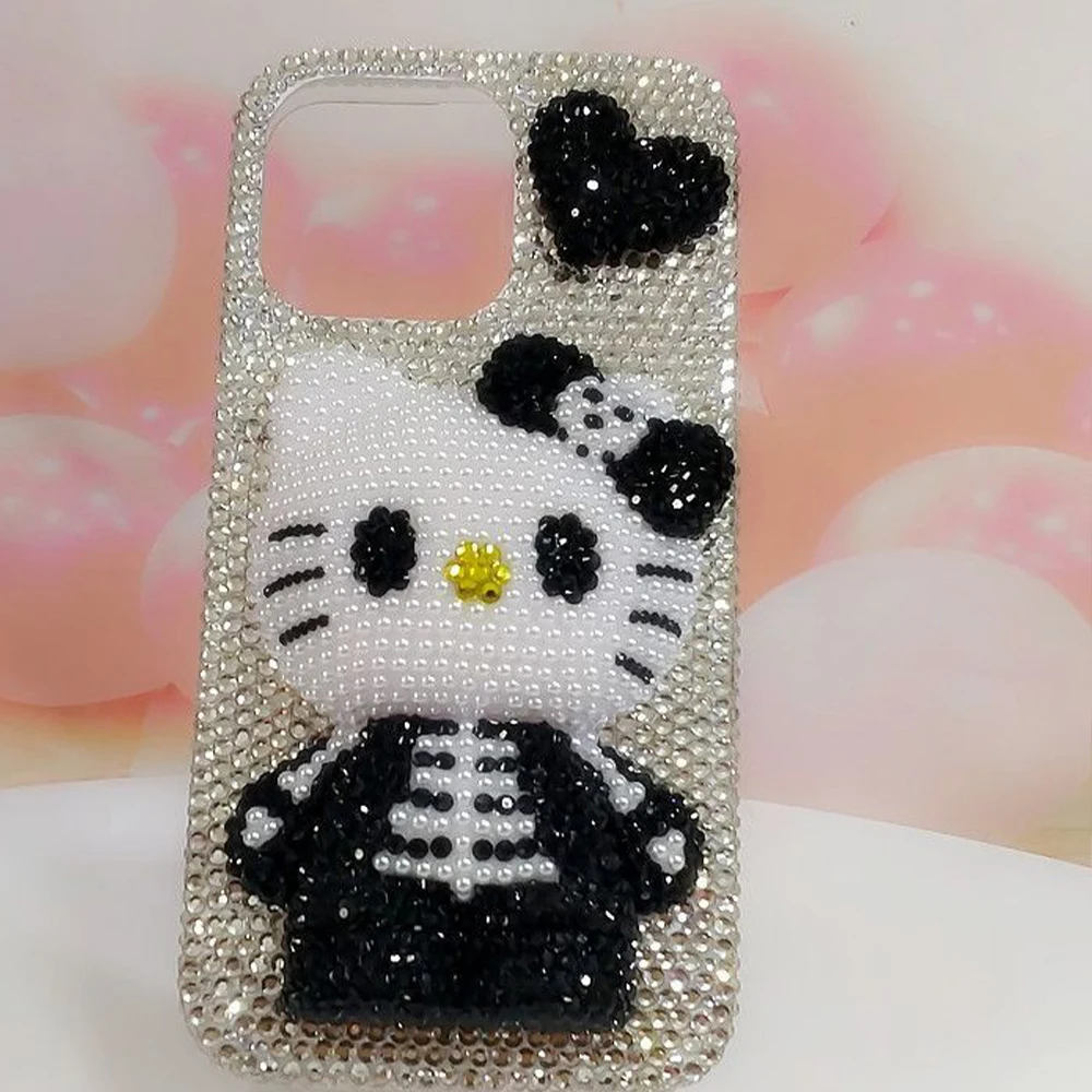 Black Hello Kitty Rhinestone Bling Crystal Phone Case Chain for Iphone 16 17 11 12 13 14 15Pro Max X Xs Xr 7 8 Plus Se 2 3 10 
Black Hello Kitty Rhinestone Bling Crystal Phone Case Chain for Iphone 16 17 11 12 13 14 15Pro Max X Xs Xr 7 8 Plus Se 2 3 10