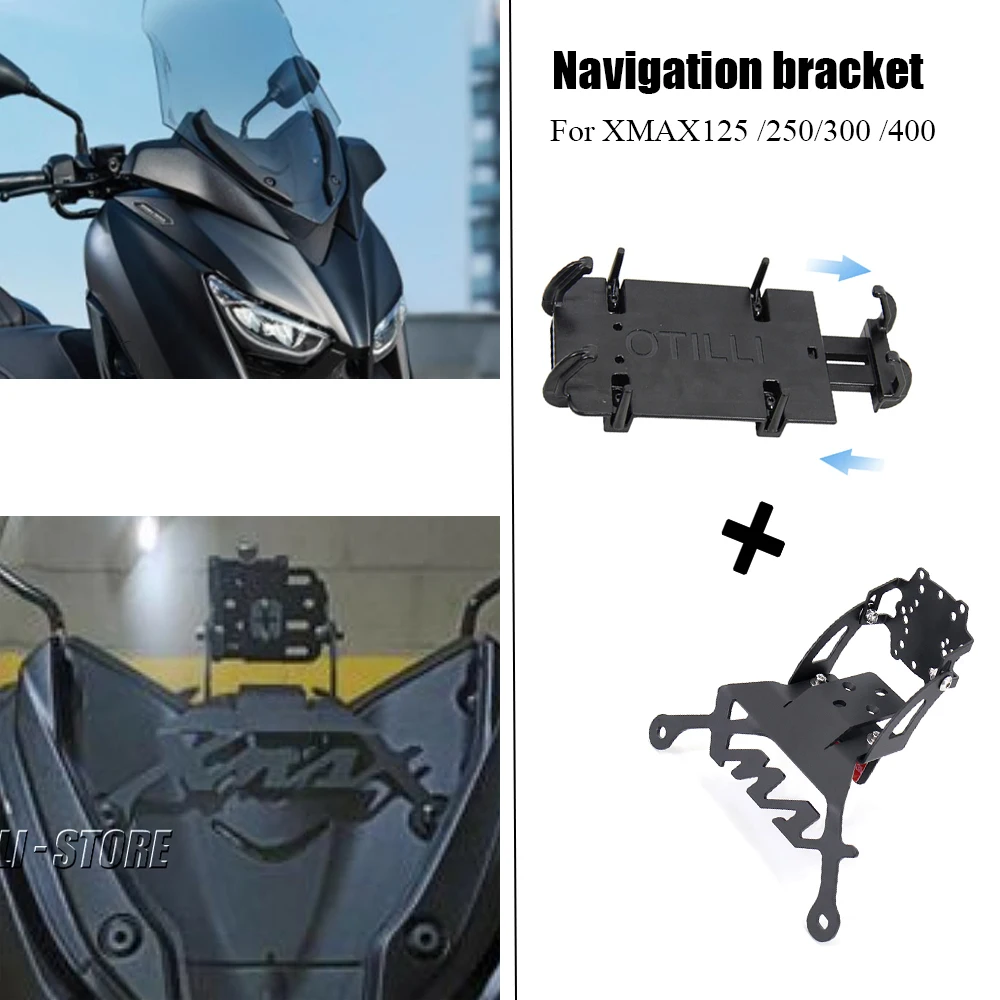 Motorcycle Accessories Navigation Bracket GPS Mobile Phone Holder For Yamaha XMAX125 XMAX250 XMAX300 XMAX400
Motorcycle Accessories Navigation Bracket GPS Mobile Phone Holder For Yamaha XMAX125 XMAX250 XMAX300 XMAX400