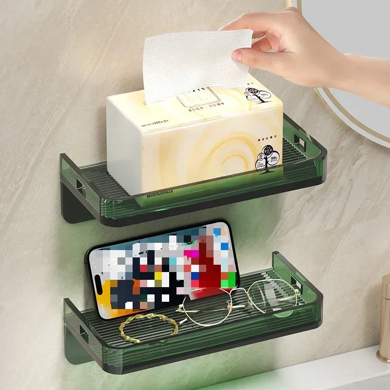 Wall-Mounted Acrylic Bathroom Phone Holder & Tissue Tray - Non-Perforated Toilet Rack for Bedside & Bathroom Organizer Banheiro
Wall-Mounted Acrylic Bathroom Phone Holder & Tissue Tray - Non-Perforated Toilet Rack for Bedside & Bathroom Organizer Banheiro