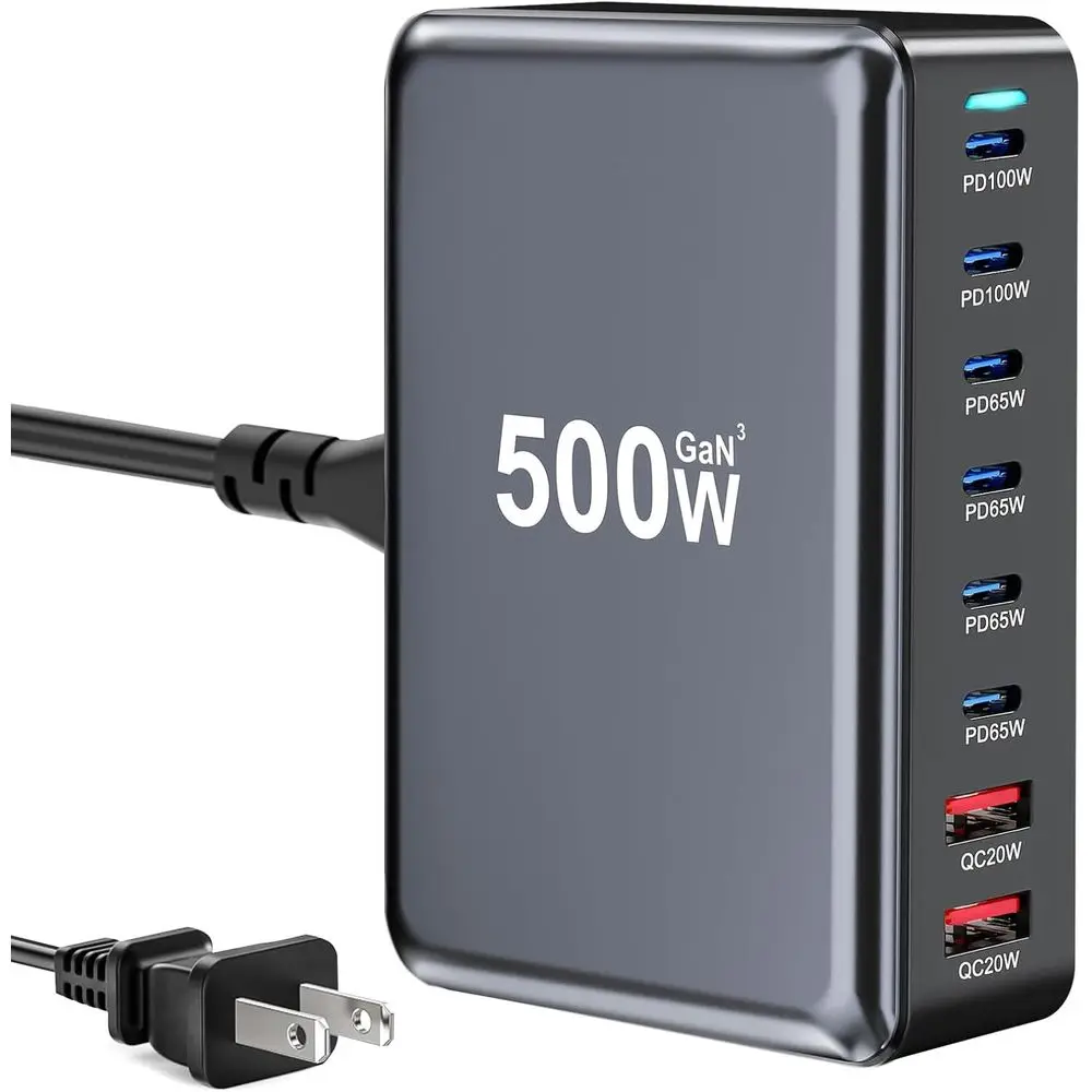 60W USB-C GaN Charging Station, Multi-Port Hub for Fast Charging Multiple Devices, Compatible with Laptops, Tablets, and More
60W USB-C GaN Charging Station, Multi-Port Hub for Fast Charging Multiple Devices, Compatible with Laptops, Tablets, and More