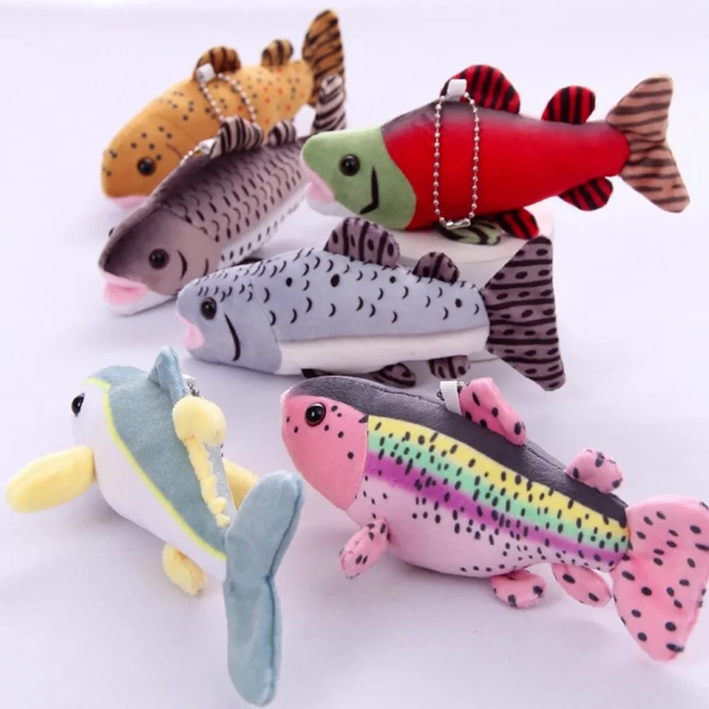 Ocean Tropical Fish Keychain Simulation Creative Aquarium Fish Plush Doll Funny Cartoon Fish Plush Pendant Backpack Decor
Ocean Tropical Fish Keychain Simulation Creative Aquarium Fish Plush Doll Funny Cartoon Fish Plush Pendant Backpack Decor