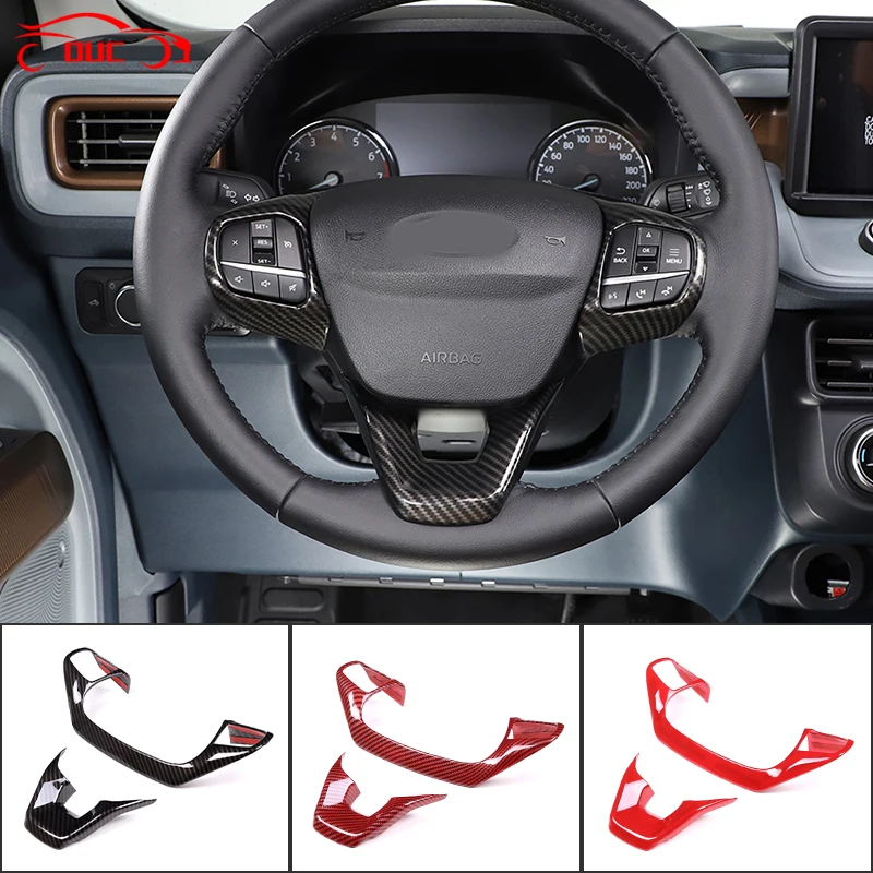 ABS Carbon Fiber Car Styling Steering Wheel Button Frame Decoration Cover Sticlers Trim For Ford Maverick 2022 Auto Accessories
ABS Carbon Fiber Car Styling Steering Wheel Button Frame Decoration Cover Sticlers Trim For Ford Maverick 2022 Auto Accessories