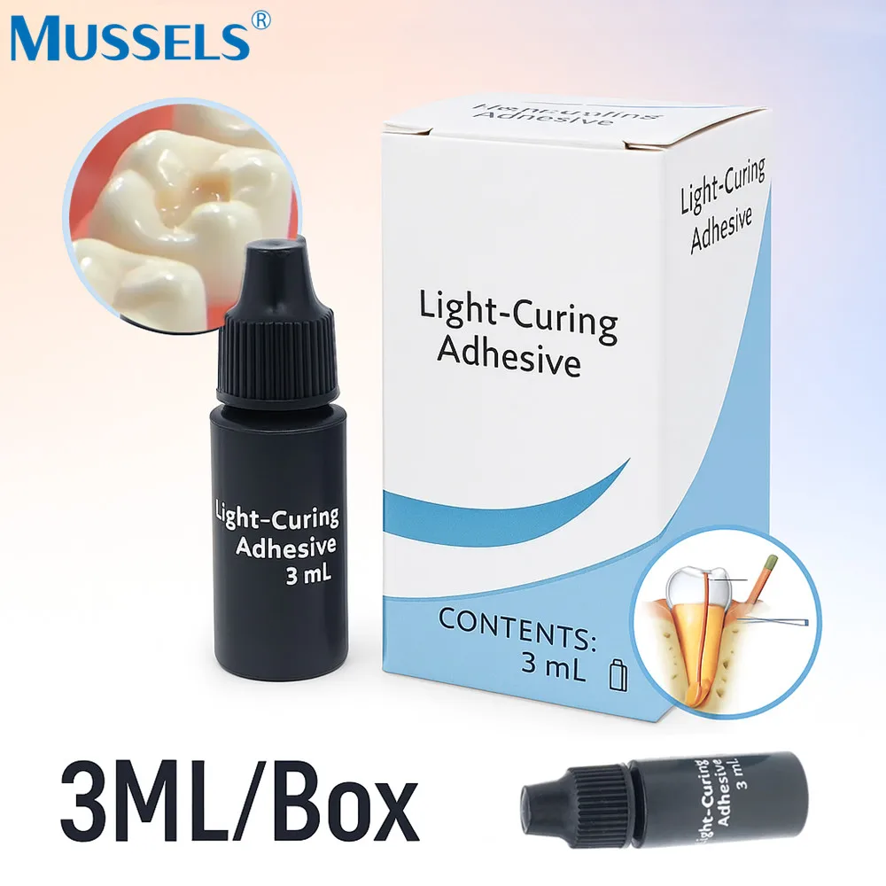 3ml/Bottle Dental Light Curing Adhesive Orthodontic Bonding Light Cure Etching Adhesive Agent for Enamel Dentin Composite Resin
3ml/Bottle Dental Light Curing Adhesive Orthodontic Bonding Light Cure Etching Adhesive Agent for Enamel Dentin Composite Resin