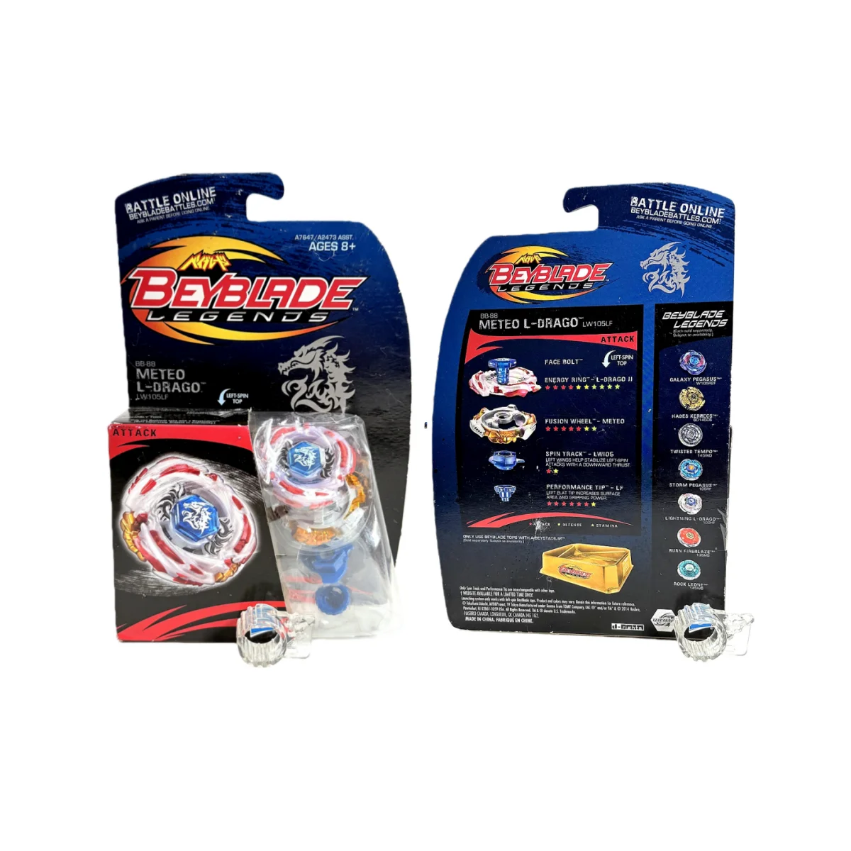 GENUINE TT BEYS BB-88 MFB Meteo L-Drago LW105LF Metal Masters / Fusion Legends with original packaging set
GENUINE TT BEYS BB-88 MFB Meteo L-Drago LW105LF Metal Masters / Fusion Legends with original packaging set