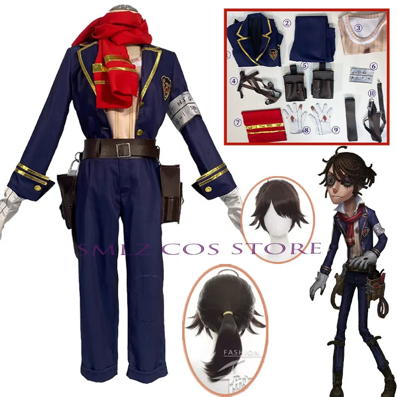 Weirdo Luca Balsa Cosplay Game Identity Survivors Prisoner Costume Man Uniform Bag Scarf Set Halloween Accessories Prop for Men
Weirdo Luca Balsa Cosplay Game Identity Survivors Prisoner Costume Man Uniform Bag Scarf Set Halloween Accessories Prop for Men