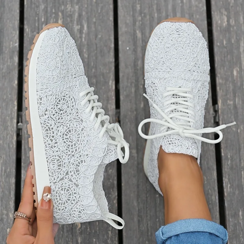 2025 New Spring Fashionable Solid-color Mesh Sportswear and Casual Women's Shoes with Shallow Mouth Flat Bottom Round Toe Shoes
2025 New Spring Fashionable Solid-color Mesh Sportswear and Casual Women's Shoes with Shallow Mouth Flat Bottom Round Toe Shoes