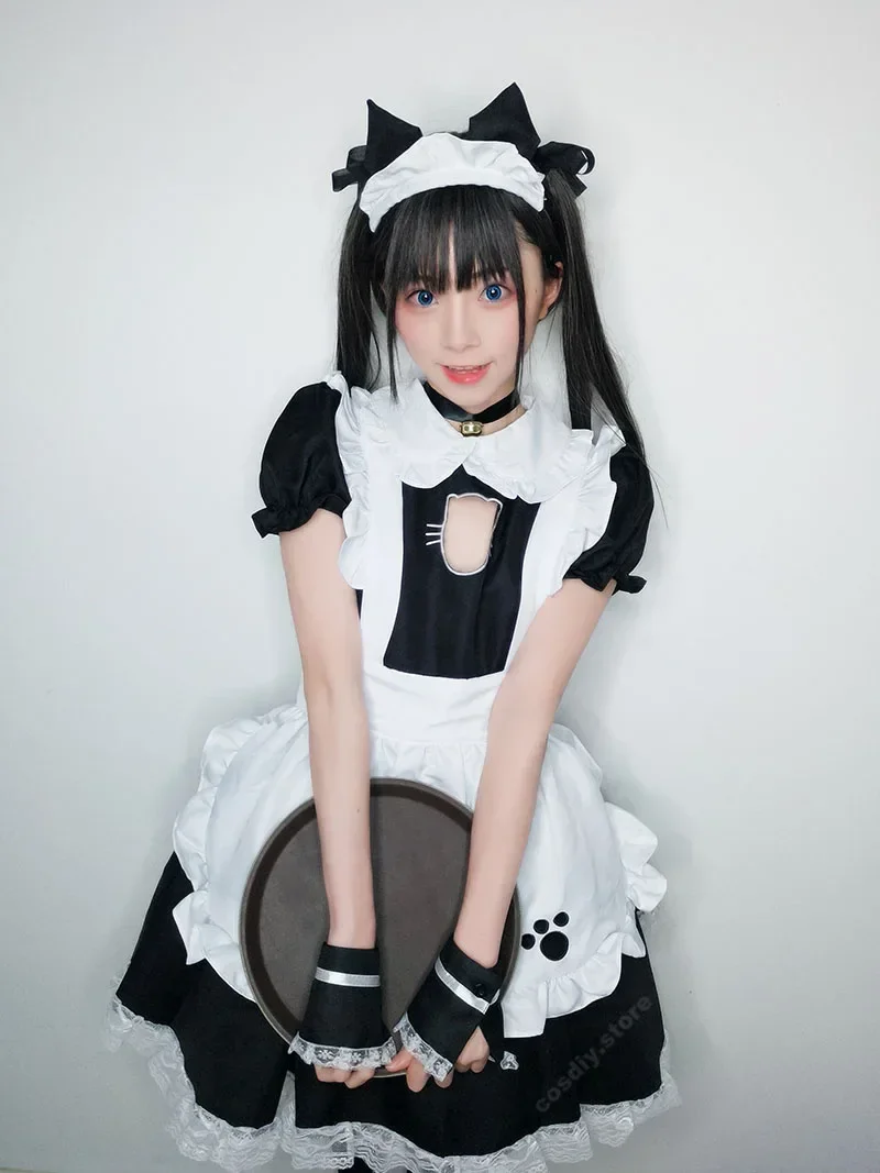 Maid Cosplay Costume Anime Lolita Sexy Cat Outfit Cotton Apron Lace Mini Dress Cute For Women
Maid Cosplay Costume Anime Lolita Sexy Cat Outfit Cotton Apron Lace Mini Dress Cute For Women