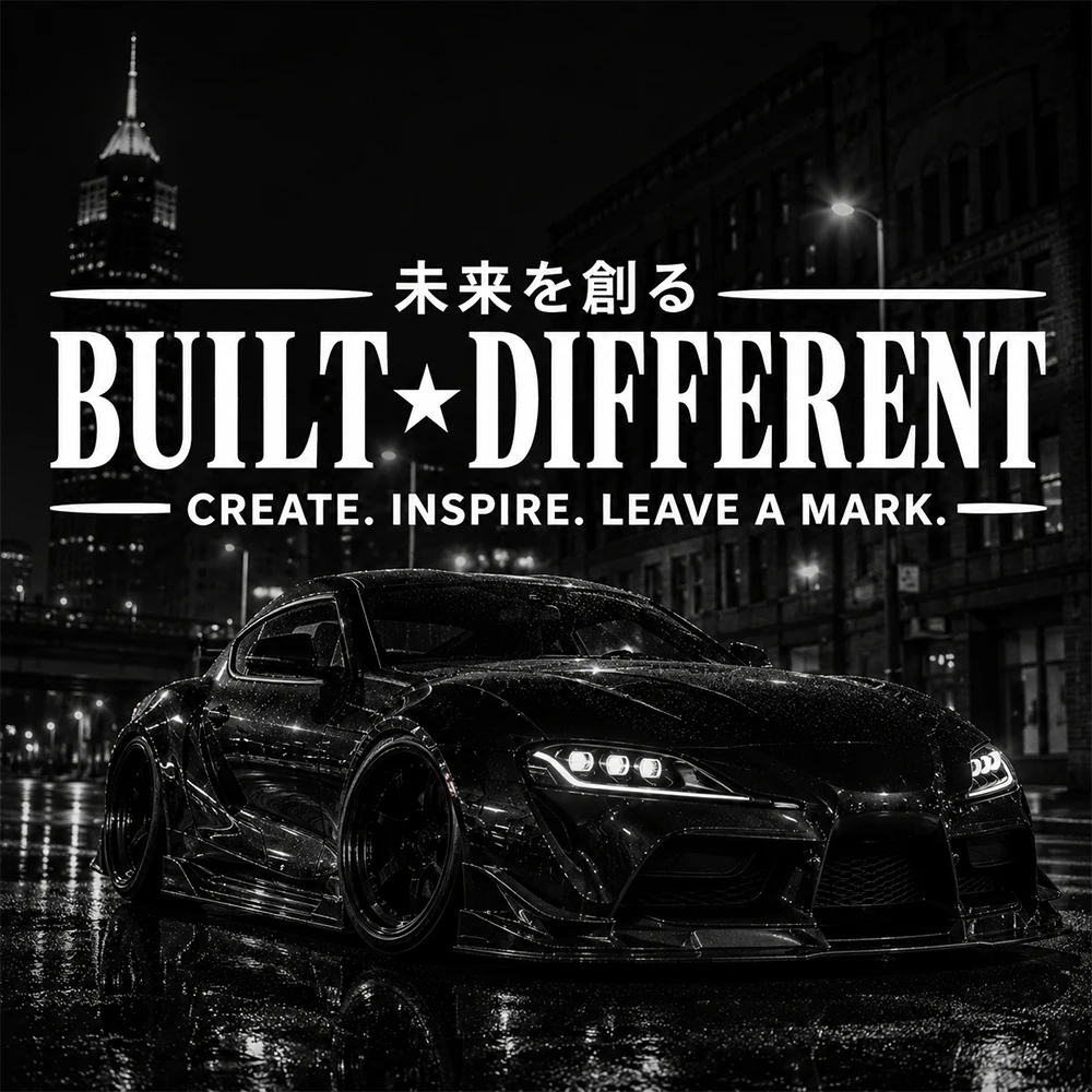 Built Different Auto Car Stickers Accessories JDM Stickers Windshield Banner Creative Inspire Decoration Waterproof Vinyl Decals
Built Different Auto Car Stickers Accessories JDM Stickers Windshield Banner Creative Inspire Decoration Waterproof Vinyl Decals
