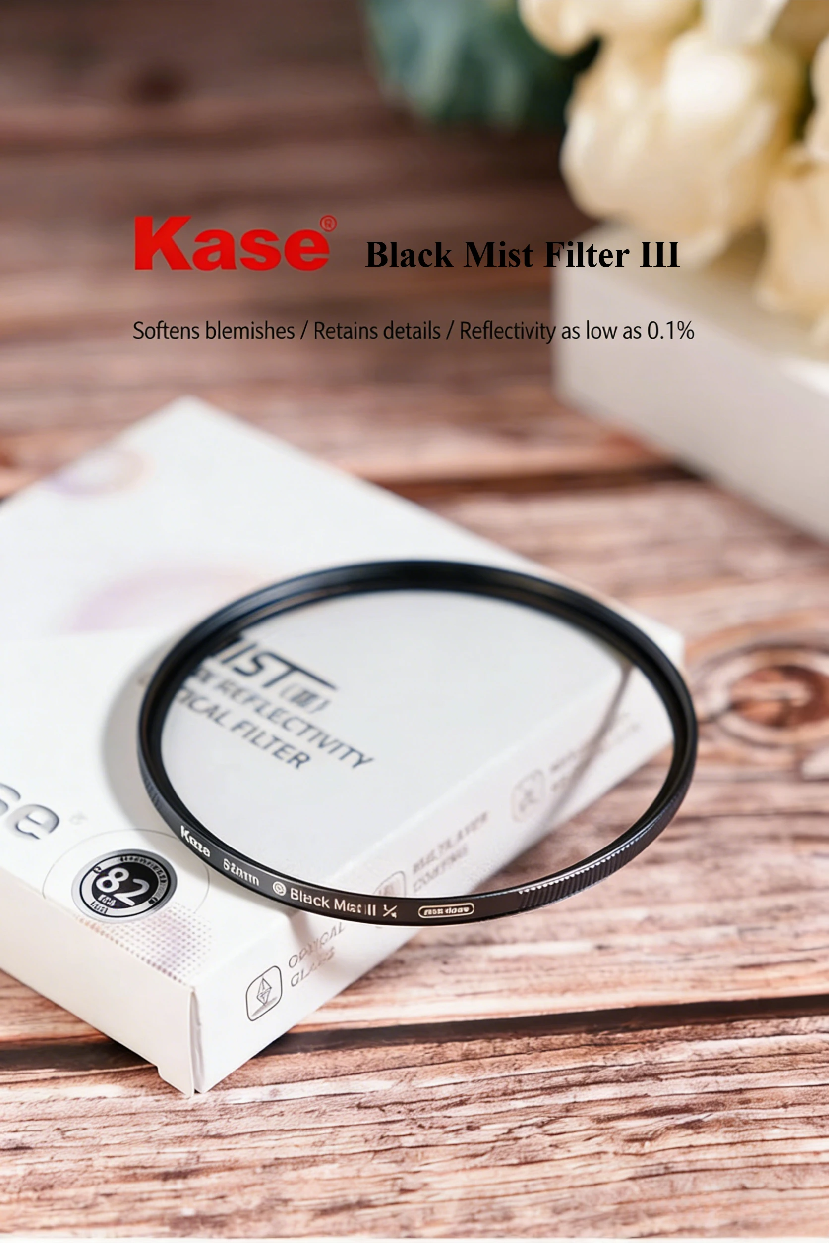 Мягкий фильтр-диффузор Kase Black Mist 3-го поколения 46/49/52/55/58/62/67/72/77/82/86 мм, подходит для Canon Nikon
Мягкий фильтр-диффузор Kase Black Mist 3-го поколения 46/49/52/55/58/62/67/72/77/82/86 мм, подходит для Canon Nikon