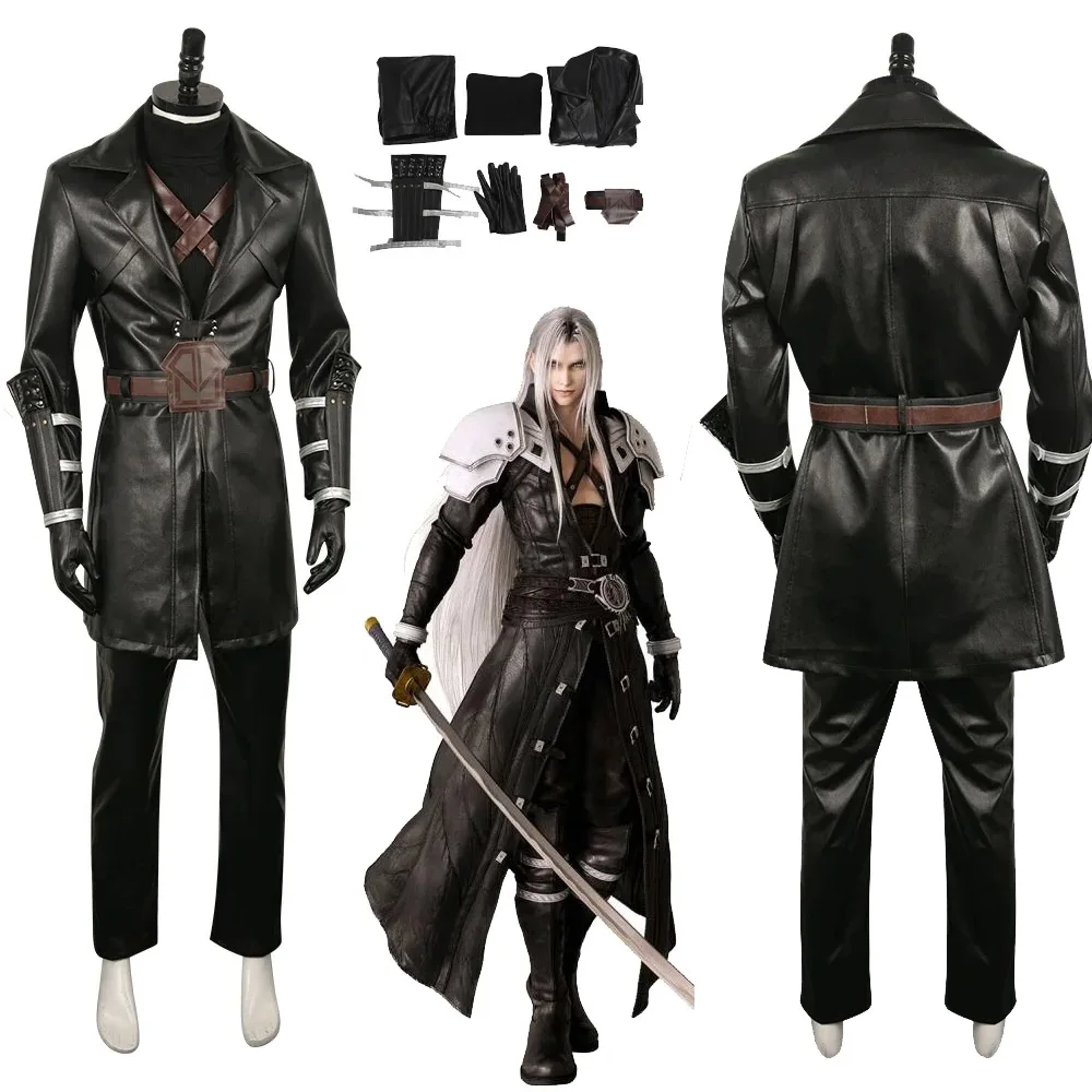 Sephiroth Cosplay Fantasia Game Final Fantasy Costume Coat Pants Belt Men Adult Outfits Halloween Carnival Party Disguise Suit
Sephiroth Cosplay Fantasia Game Final Fantasy Costume Coat Pants Belt Men Adult Outfits Halloween Carnival Party Disguise Suit