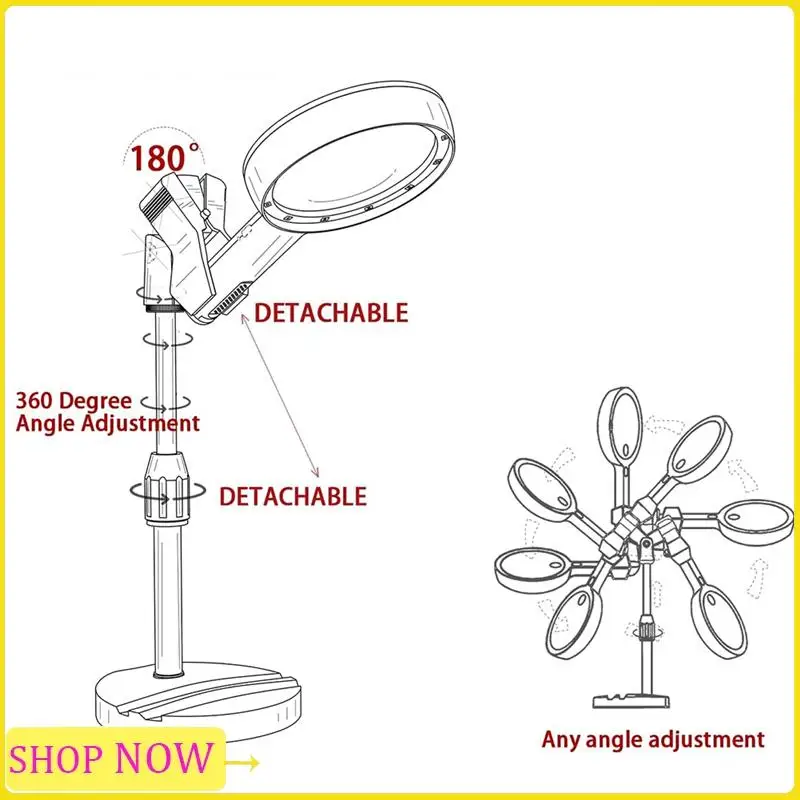 Especial 30X 60X Magnifying Glass With 12LED Lights And Stand,Lluminated Magnifier Reading Magnifying Glass With For Seniors Rea
Especial 30X 60X Magnifying Glass With 12LED Lights And Stand,Lluminated Magnifier Reading Magnifying Glass With For Seniors Rea