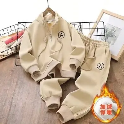 Baby Fleece Clothing Sets Winter Autumn Boys Girls Cotton Thick WarmBoys Clothes Fleece Warm Hoodies Trousers Sets 7 8 9 10 Year
Baby Fleece Clothing Sets Winter Autumn Boys Girls Cotton Thick WarmBoys Clothes Fleece Warm Hoodies Trousers Sets 7 8 9 10 Year