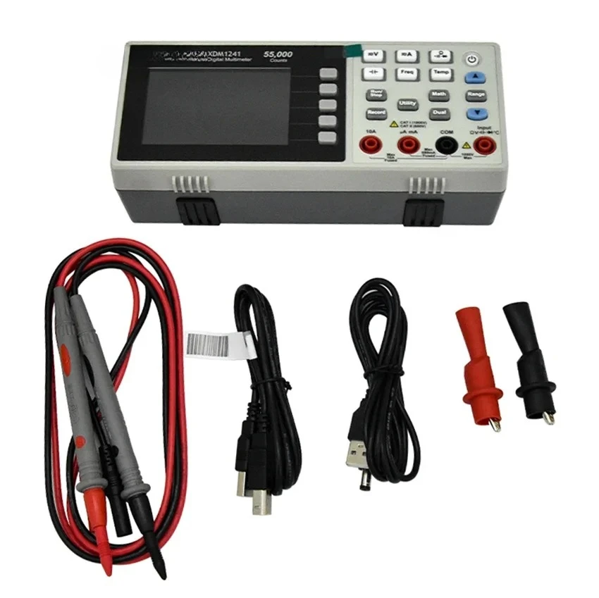 XDM1241 Digital Multimeter Portable Bench True RMS DC/AC Current Voltage USB Multimetro Tester Meter
XDM1241 Digital Multimeter Portable Bench True RMS DC/AC Current Voltage USB Multimetro Tester Meter