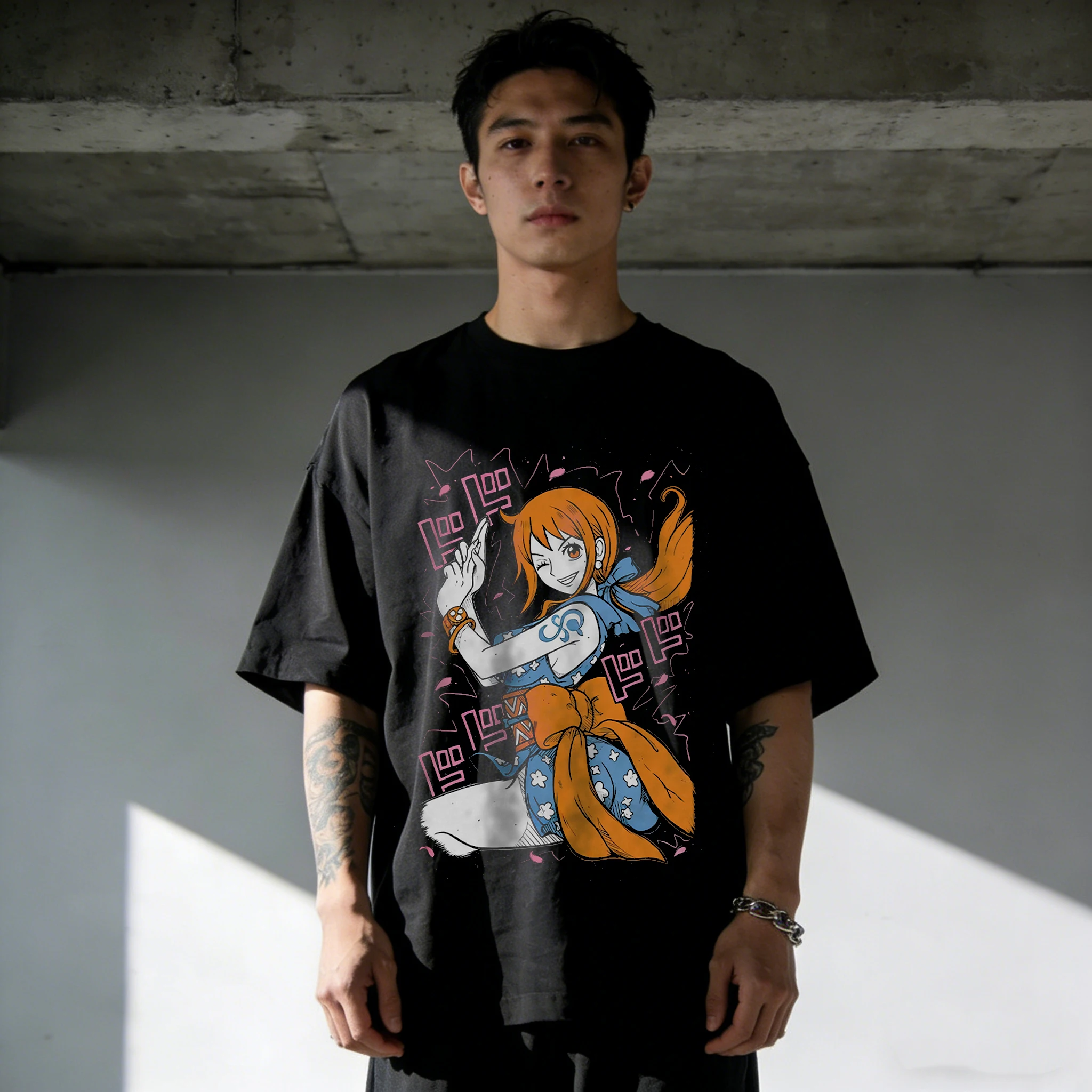 One Piece Men Women Cotton Nami Print T-shirt Summer Anime Tee 2026 Summer Short-sleeved Retro Harajuku Y2K Streetwear Tops
One Piece Men Women Cotton Nami Print T-shirt Summer Anime Tee 2026 Summer Short-sleeved Retro Harajuku Y2K Streetwear Tops