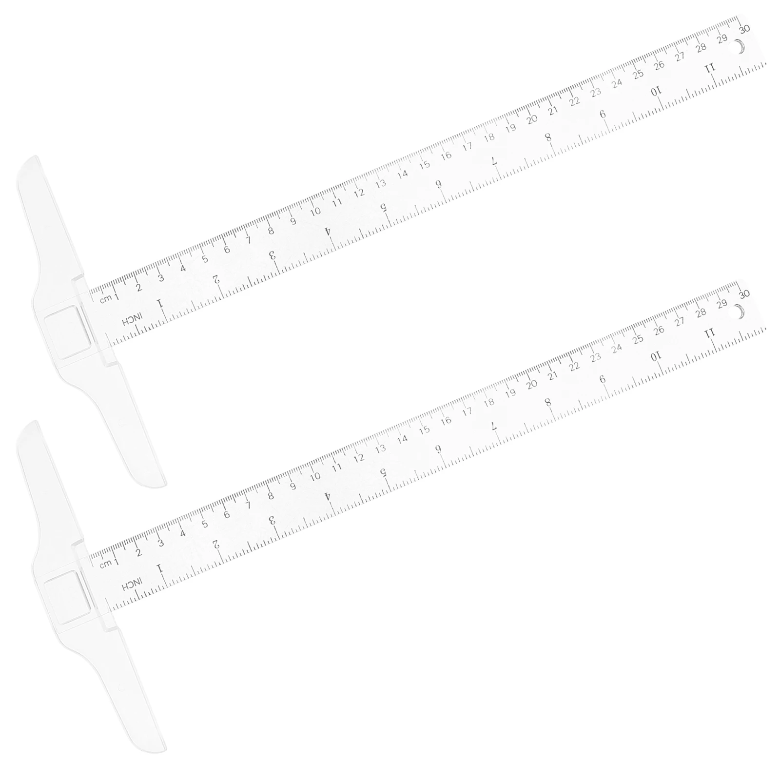 2pcs T-Square Ruler Large Scale Double Measuring Plastic Drafting Engineer Student Accurate Sturdy Wear Resistant 
2pcs T-Square Ruler Large Scale Double Measuring Plastic Drafting Engineer Student Accurate Sturdy Wear Resistant