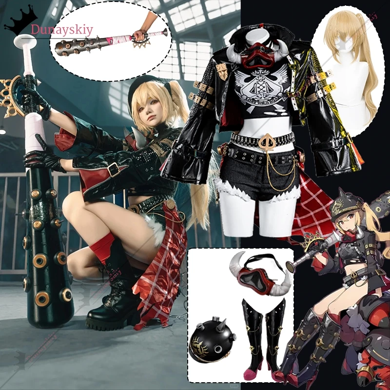 Game Zenless Zone Zero Lucy Cosplay Costume Goth Lolita Dress Wig Mask Helmet Uniform ZZZ Role-playing Anime Party Suit XS-2XL
Game Zenless Zone Zero Lucy Cosplay Costume Goth Lolita Dress Wig Mask Helmet Uniform ZZZ Role-playing Anime Party Suit XS-2XL