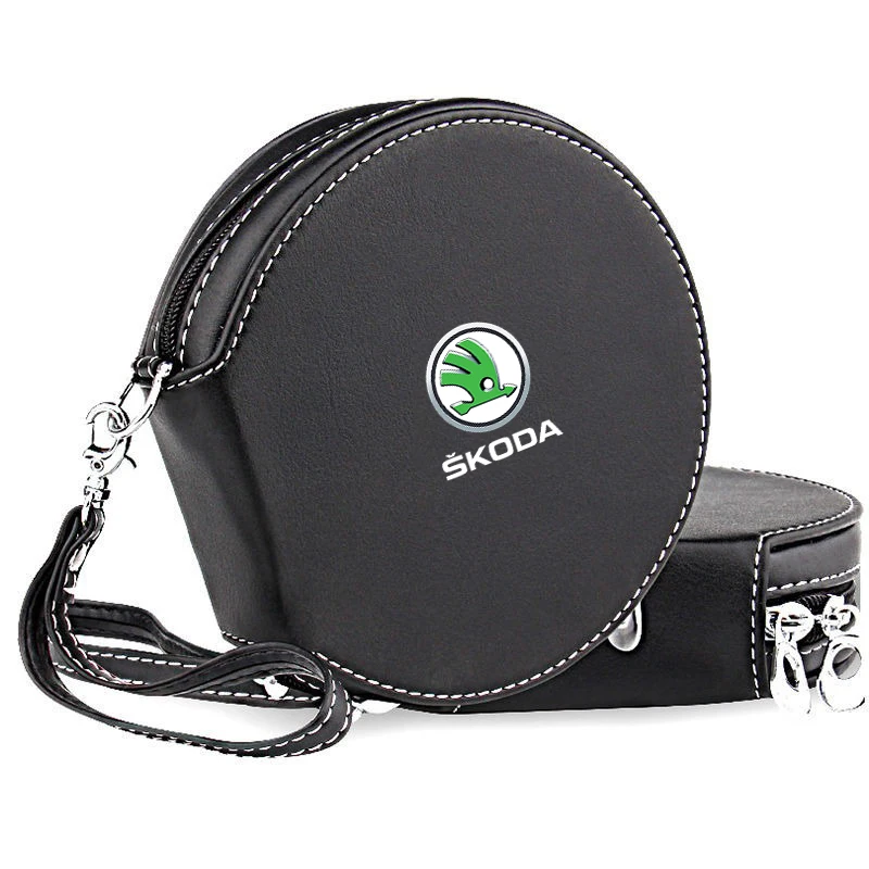 Leather Car CD DVD Storage Case Bag Disc Organizer For Skoda VRS Octavia karoq Rapid Fabia Superb Kodiaq Scala Kamiq Accessories
Leather Car CD DVD Storage Case Bag Disc Organizer For Skoda VRS Octavia karoq Rapid Fabia Superb Kodiaq Scala Kamiq Accessories