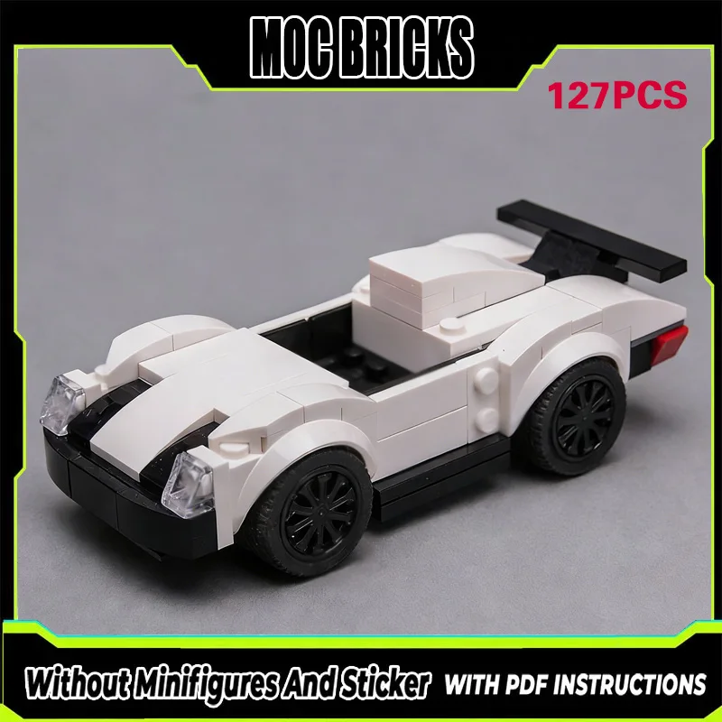 Конструктор City Car Model MOC: Классический гоночный автомобиль LeMans, модульная технология, подарки, праздничный набор для сборки, детские игрушки
Конструктор City Car Model MOC: Классический гоночный автомобиль LeMans, модульная технология, подарки, праздничный набор для сборки, детские игрушки