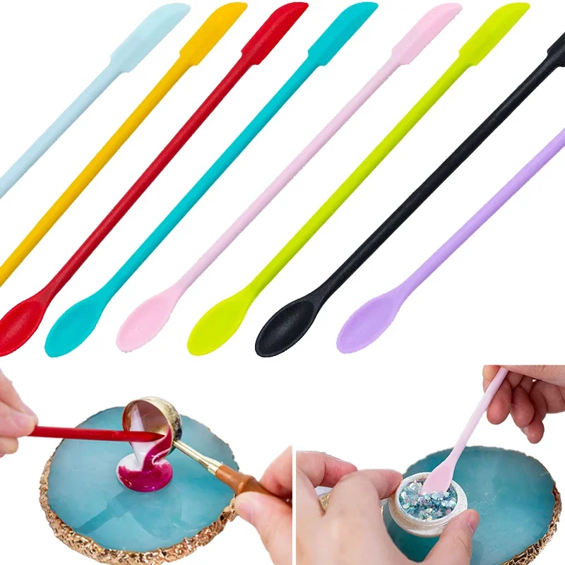 Double-Headed Seal Wax stamp Scraper Cleaning Silicone Spoon Tool DIY Epoxy Resin Decoration Powder Multifunctional Dip Spoon
Double-Headed Seal Wax stamp Scraper Cleaning Silicone Spoon Tool DIY Epoxy Resin Decoration Powder Multifunctional Dip Spoon