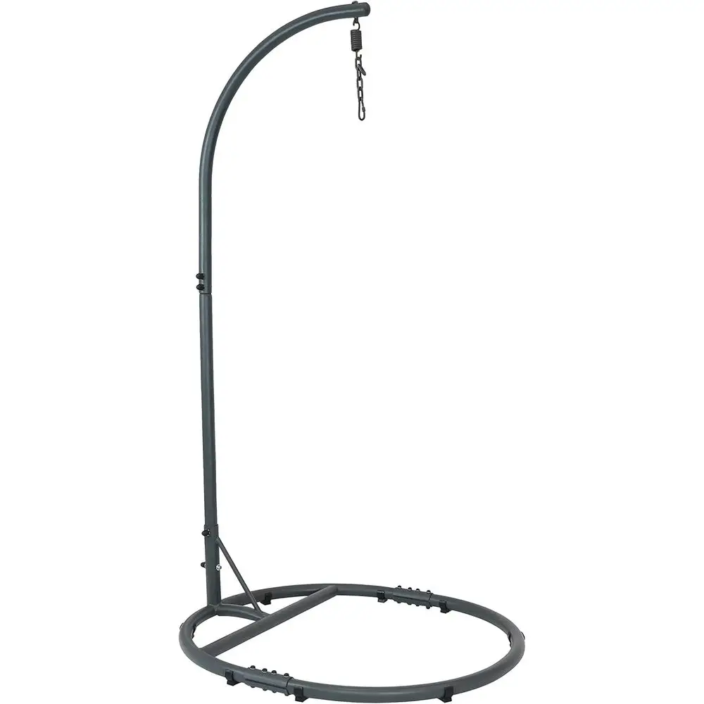 Steel Egg Chair Stand with Extra-Wide Round Base - Black Powder-Coated inish - 76 Inches H
Steel Egg Chair Stand with Extra-Wide Round Base - Black Powder-Coated inish - 76 Inches H
