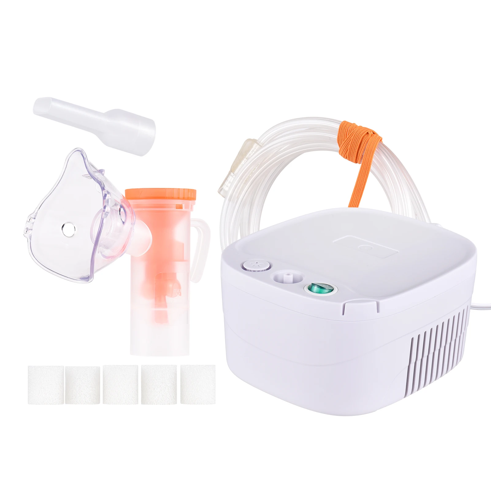 Compressor Nebulizer Family Health Care Low Noise Mist System for Travel Home Use Personal Nebulizer for Adults and Children
Compressor Nebulizer Family Health Care Low Noise Mist System for Travel Home Use Personal Nebulizer for Adults and Children