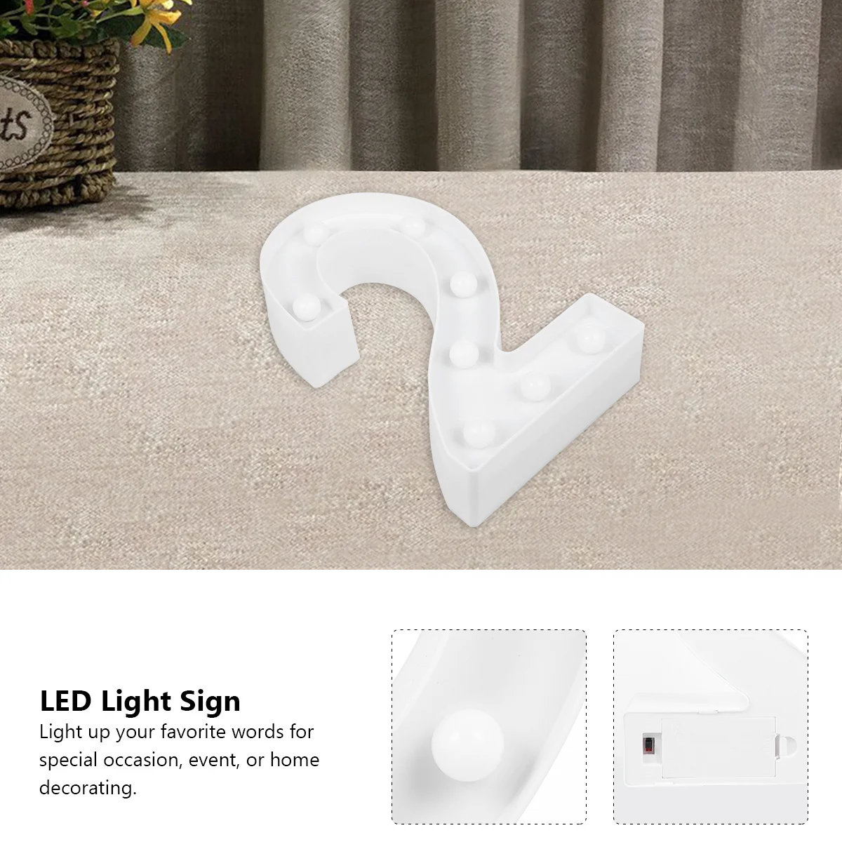 1Pcs LED Digital Light Sign Marquee Number Lamp for Night Light Up Birthday Christmas Wedding Home Bar Decor Operated
1Pcs LED Digital Light Sign Marquee Number Lamp for Night Light Up Birthday Christmas Wedding Home Bar Decor Operated