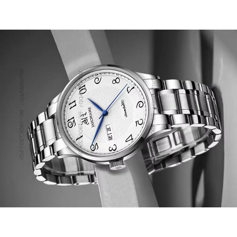 78414 Time Island Watch 1 Store Shanghai Watch Men's and Women's Automatic Mechanical Watch Steel Belt Fashion Baked Blue Hand
78414 Time Island Watch 1 Store Shanghai Watch Men's and Women's Automatic Mechanical Watch Steel Belt Fashion Baked Blue Hand