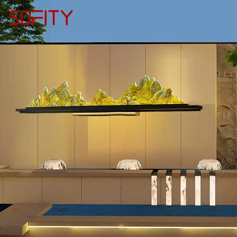 SOFITY Electricity Outdoor Mural Lamp Creative Landscape Waterproof Mural Courtyard Wall Garden Communit Decoration Painting
SOFITY Electricity Outdoor Mural Lamp Creative Landscape Waterproof Mural Courtyard Wall Garden Communit Decoration Painting