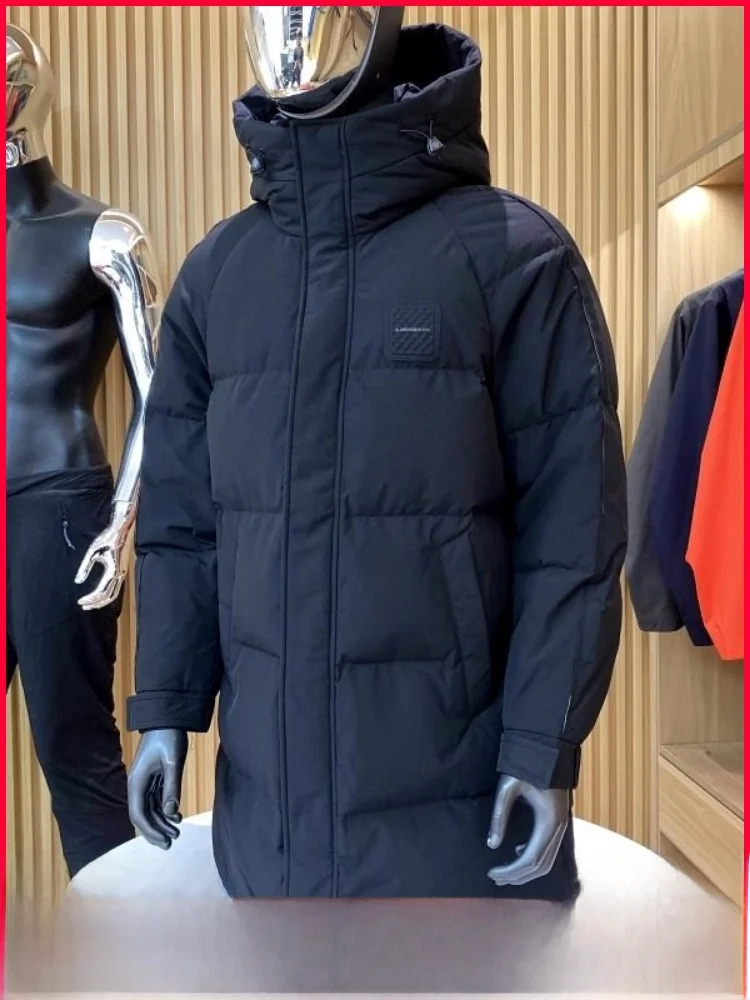 Мужская зимняя куртка с высоким свободным капюшоном из полиэфирного волокна средней длины, ветрозащитная, теплая, повседневная, с застежкой-молнией
Мужская зимняя куртка с высоким свободным капюшоном из полиэфирного волокна средней длины, ветрозащитная, теплая, повседневная, с застежкой-молнией