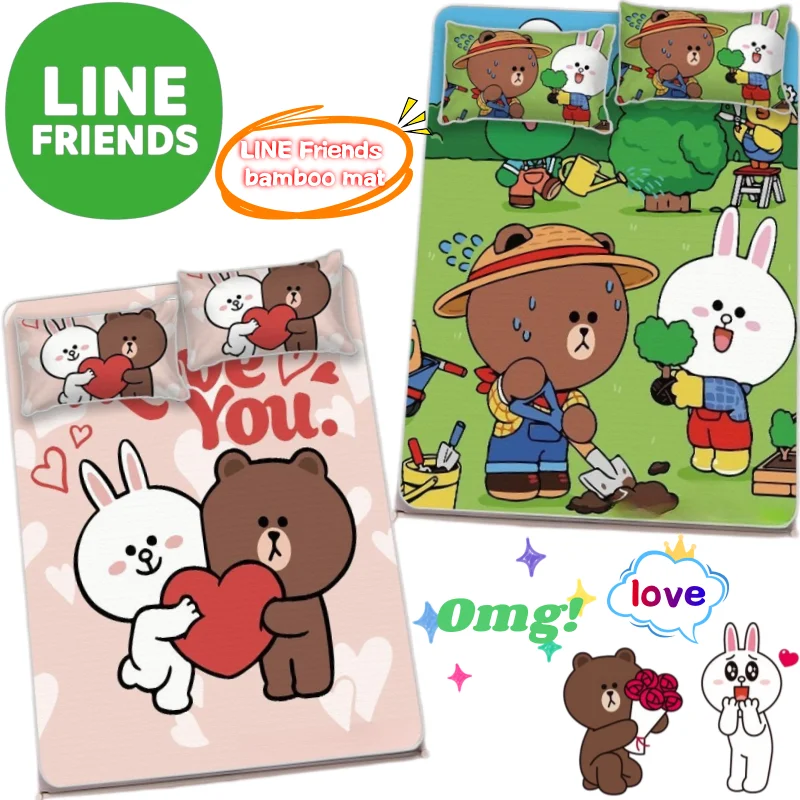 Line friends Cony Sally Air Mat High Color Value Digital Printing Home Breathable Cold Machine Washable High Elastic Soft Mat
Line friends Cony Sally Air Mat High Color Value Digital Printing Home Breathable Cold Machine Washable High Elastic Soft Mat